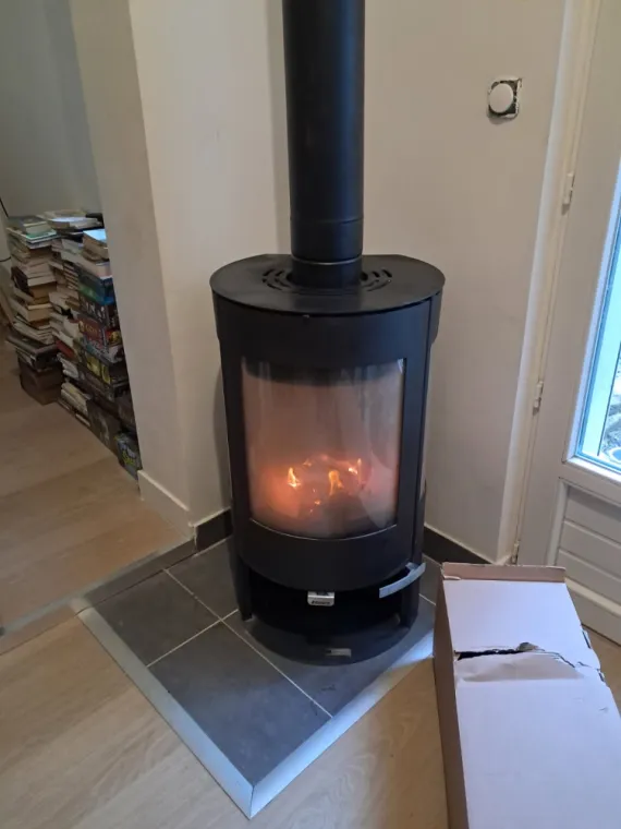 Pose de poêle dans une maison individuelle proche de Roubaix , Roubaix, Société Nouvelle LOUBERT