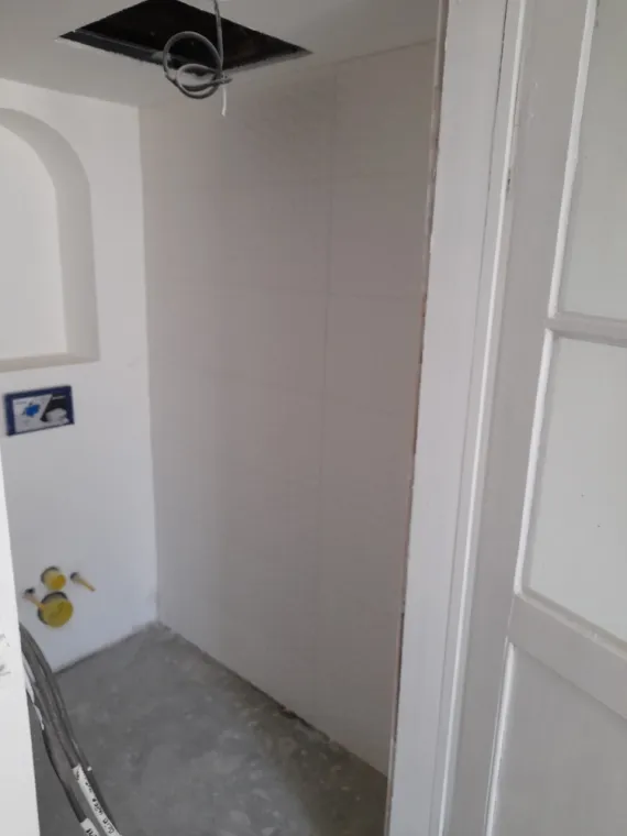 Travaux de création d'une salle de bains à Croix