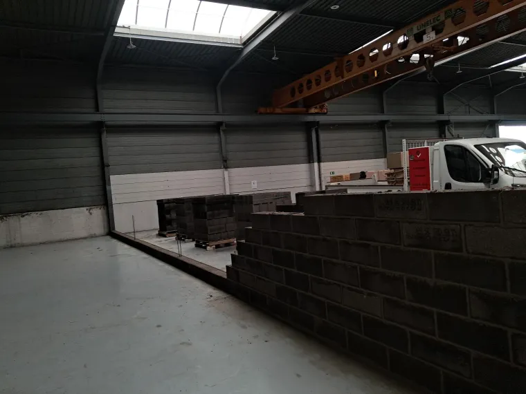 Travaux de création d'un mur séparatif en maçonnerie à Neuville-en-Ferrain, Roubaix, Société Nouvelle LOUBERT