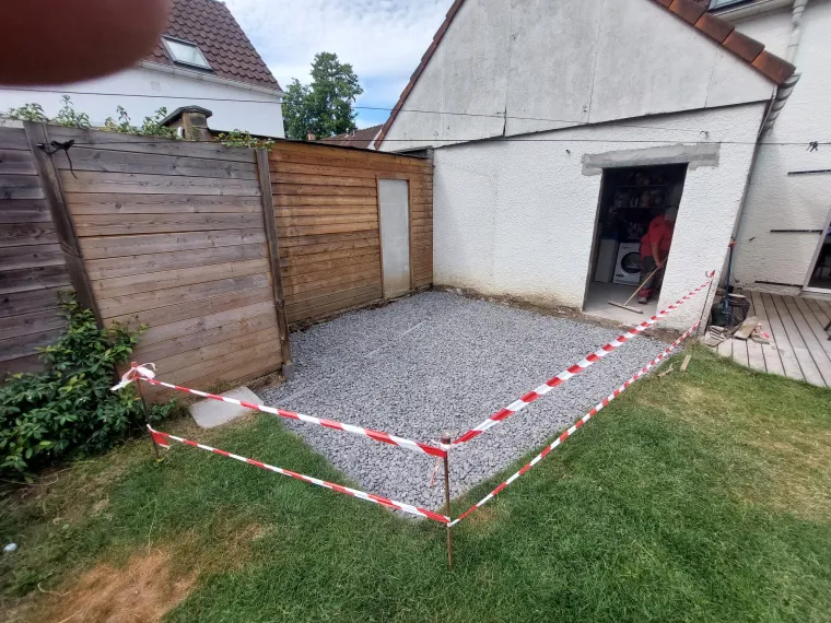 Travaux de préparation d'une extension à Roubaix, Roubaix, Société Nouvelle LOUBERT