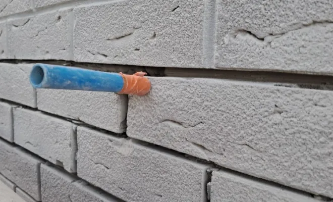 Maçonnerie de joints brique en façade proche de Roubaix