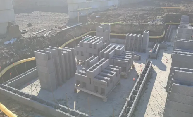 Construction d'une dalle béton pour une maison individuelle à Allennes-les-Marais