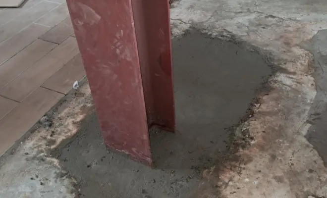 Pose d'un HEA en renfort d'un mur porteur à Wasquehal