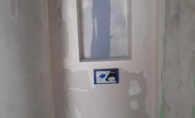Travaux de création d'une salle de bains à Croix