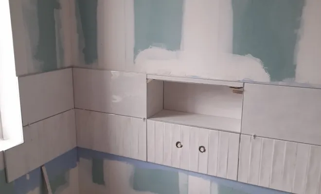 Travaux de création d'une salle de bains à Croix