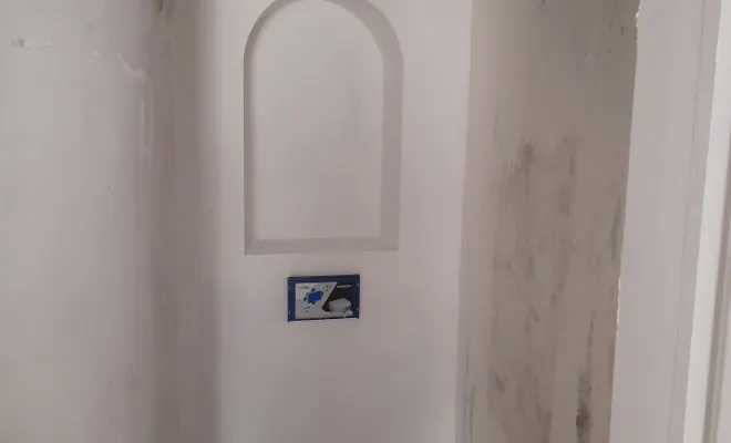 Travaux de création d'une salle de bains à Croix