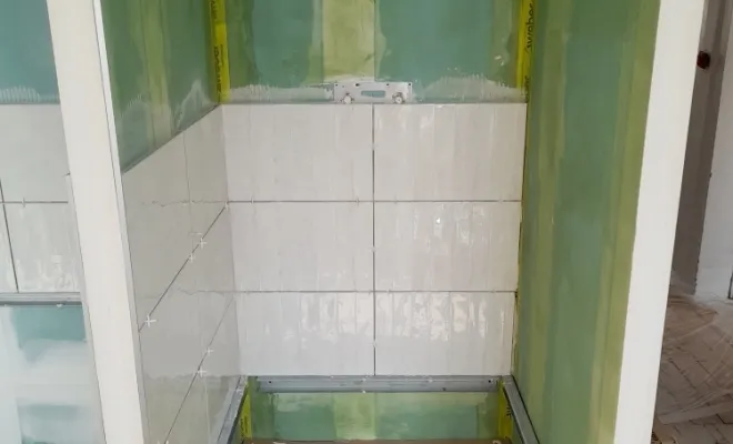 Travaux de création d'une salle de bains à Croix