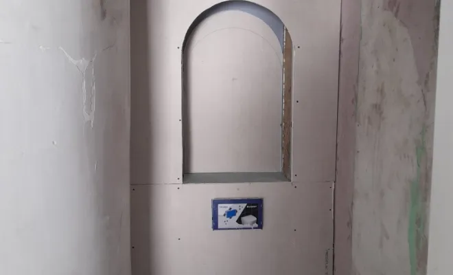 Travaux de création d'une salle de bains à Croix