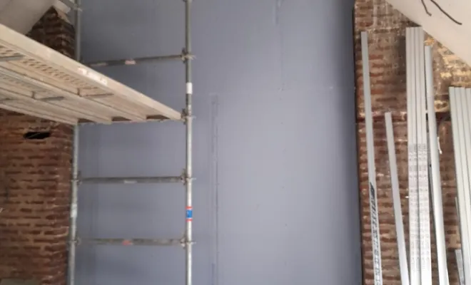 Pose de placo, isolation, Croix, Société Nouvelle LOUBERT