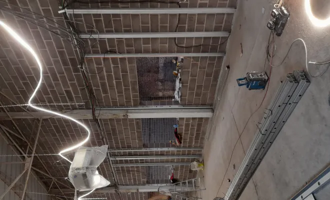 Travaux d'isolation, de rénovation et d'aménagement d'un local commercial à Lomme, Roubaix, Société Nouvelle LOUBERT