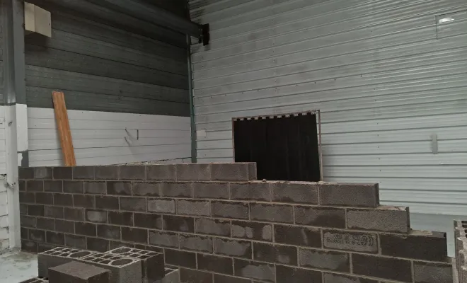 Travaux de création d'un mur séparatif en maçonnerie à Neuville-en-Ferrain, Roubaix, Société Nouvelle LOUBERT