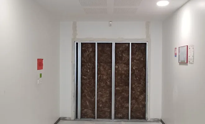 Travaux de rénovation, plâtrerie, isolation et cloisonnement de cellules commerciales à Lesquin, Roubaix, Société Nouvelle LOUBERT