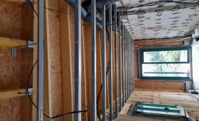 Nouvelle réalisation à Lille : création de l'isolation et pose du carrelage dans une extension, Roubaix, Société Nouvelle LOUBERT