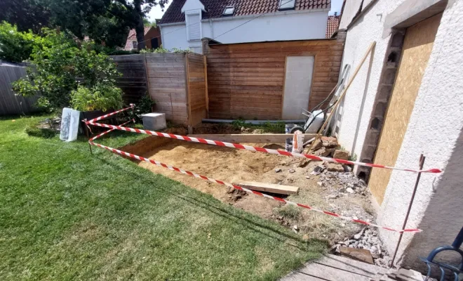 Agrandissement de maison, extension, Roubaix, Société Nouvelle LOUBERT