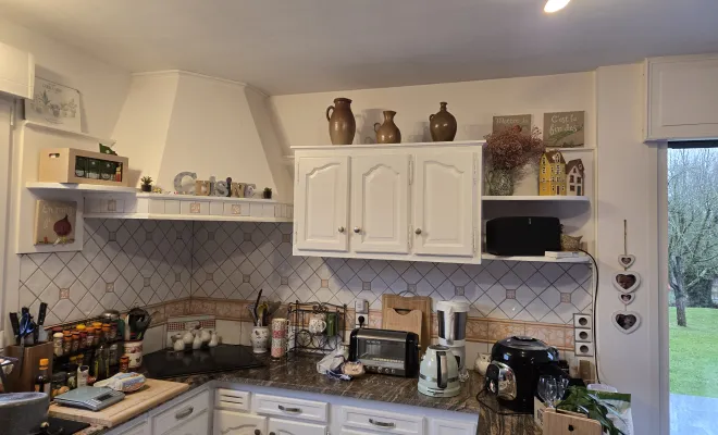 Réaménagement d'une cuisine à Bourghelles, Roubaix, Société Nouvelle LOUBERT