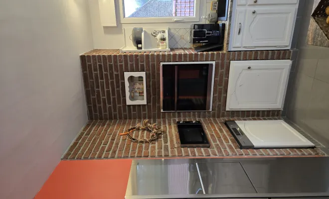 Réaménagement d'une cuisine à Bourghelles, Roubaix, Société Nouvelle LOUBERT
