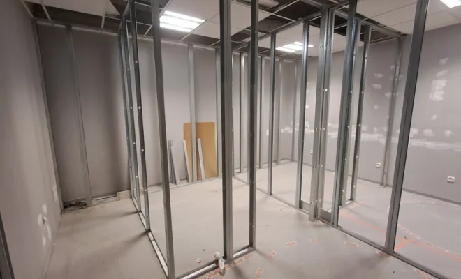 Pose de placo, Lesquin, Société Nouvelle LOUBERT