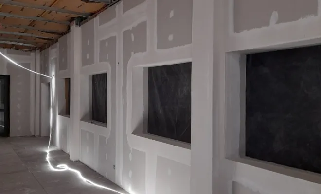 Pose de placo, Bondues, Société Nouvelle LOUBERT