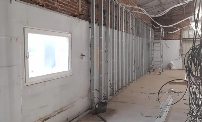 Pose de placo, Bondues, Société Nouvelle LOUBERT